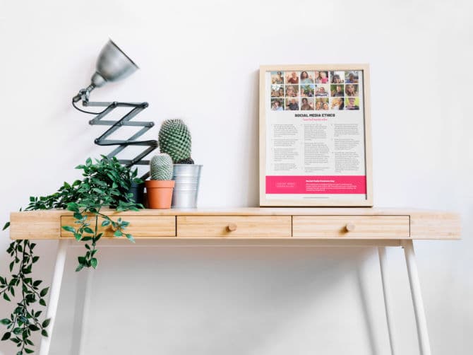 Spread kindness online with our Social Media Ethics document